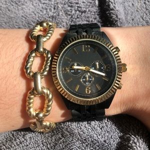 Black/ Gold Watch